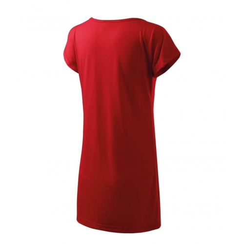 Tričko/šaty dámske 123 červené