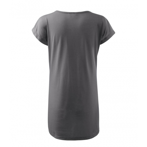 Tričko/šaty dámske 123 oceľovo sivé