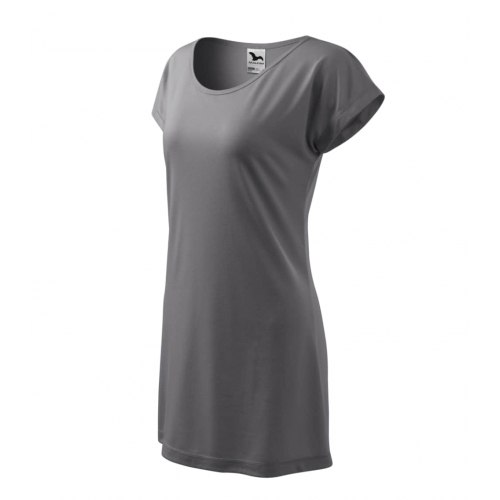 Tričko/šaty dámske 123 oceľovo sivé