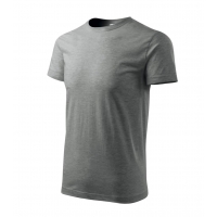 T-shirt men’s Basic 129 dark gray melange