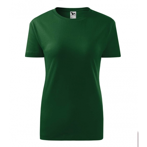 T-shirt women’s Classic New 133 bottle green