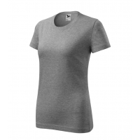 T-shirt women’s Classic New 133 dark gray melange