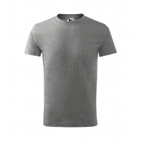 T-shirt Kids Basic 138 dark gray melange 146 cm/10 years