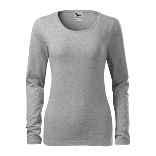 T-shirt women’s Slim 139 dark gray melange