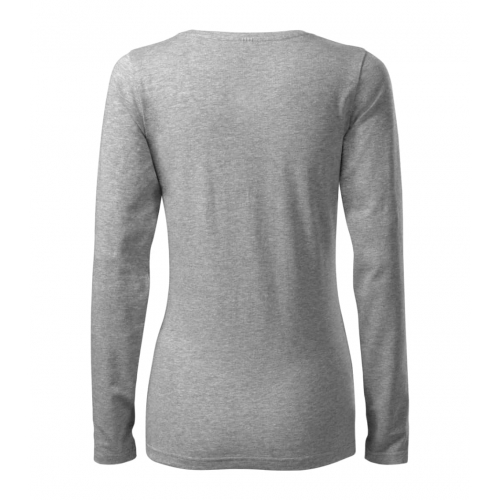 T-shirt women’s Slim 139 dark gray melange