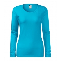 T-shirt women’s Slim 139 blue atoll