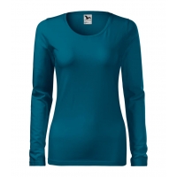 T-shirt women’s Slim 139 petrol blue