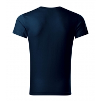T-shirt men’s Slim Fit V-neck 146 navy blue