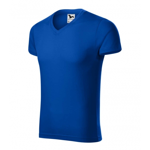 T-shirt men’s Slim Fit V-neck 146 royal blue