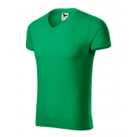 T-shirt men’s Slim Fit V-neck 146 kelly green
