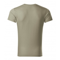 T-shirt men’s Slim Fit V-neck 146 light khaki