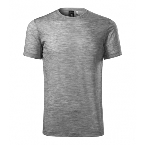 T-shirt men’s Merino Rise 157 dark gray melange