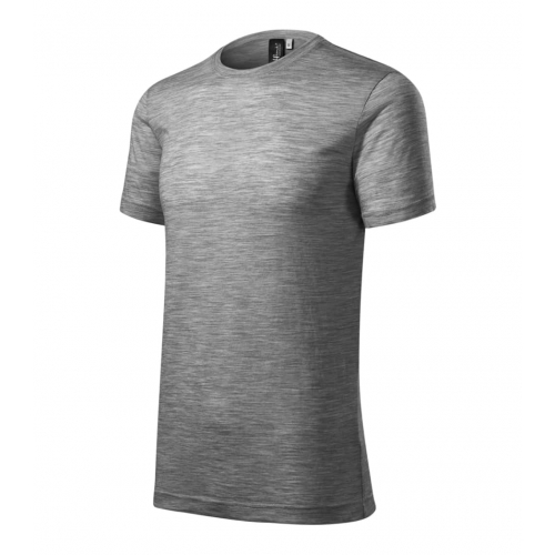 T-shirt men’s Merino Rise 157 dark gray melange