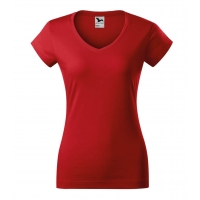T-shirt women’s Fit V-neck 162 red