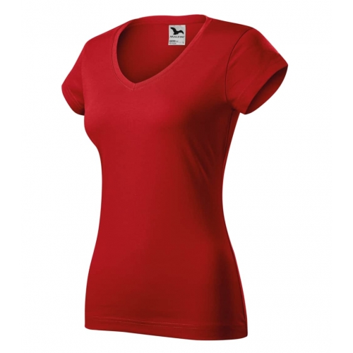 T-shirt women’s Fit V-neck 162 red