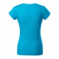 T-shirt women’s Fit V-neck 162 blue atoll