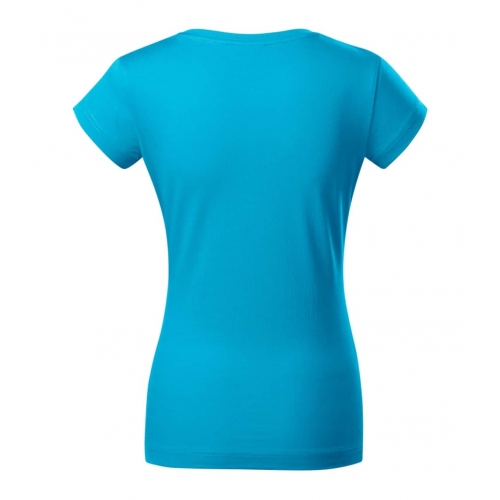T-shirt women’s Fit V-neck 162 blue atoll