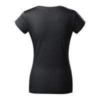 T-shirt women’s Fit V-neck 162 ebony gray
