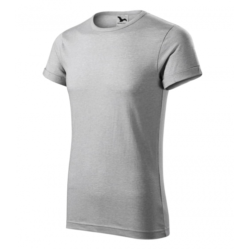 T-shirt men’s Fusion 163 silver melange