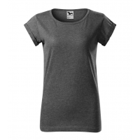 T-shirt women’s Fusion 164 black melange