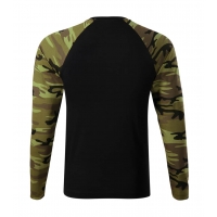 T-shirt unisex Camouflage LS 166 camouflage green