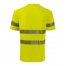 T-shirt unisex HV Dry 1V8 fluorescent yellow