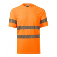 Tričko unisex 1V8 fluo.oranžové