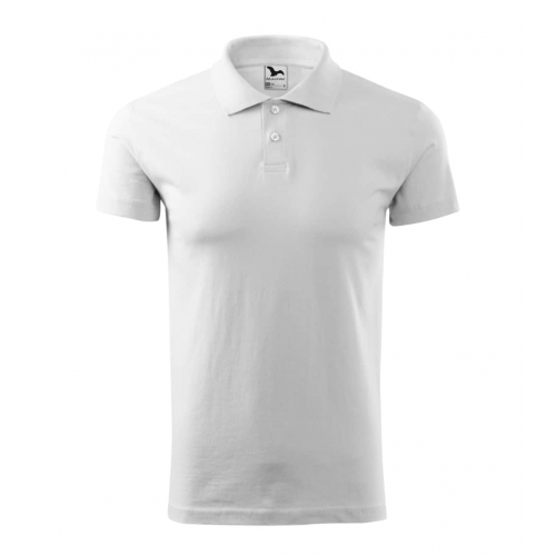 Polo Shirt men’s Single J. 202 white