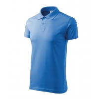 Polo Shirt men’s Single J. 202 azure blue