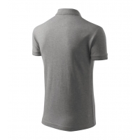 Polo Shirt men’s Pique Polo 203 dark gray melange
