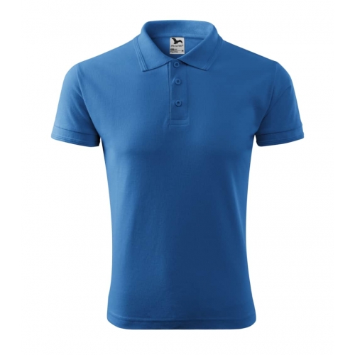Polo Shirt men’s Pique Polo 203 azure blue