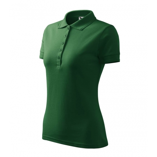 Polo Shirt women’s Pique Polo 210 bottle green
