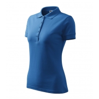 Polo Shirt women’s Pique Polo 210 azure blue