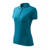 Polo Shirt women’s Pique Polo 210 turquoise