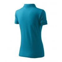 Polo Shirt women’s Pique Polo 210 turquoise