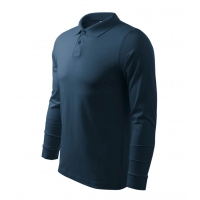 Polo Shirt men’s Single J. LS 211 navy blue