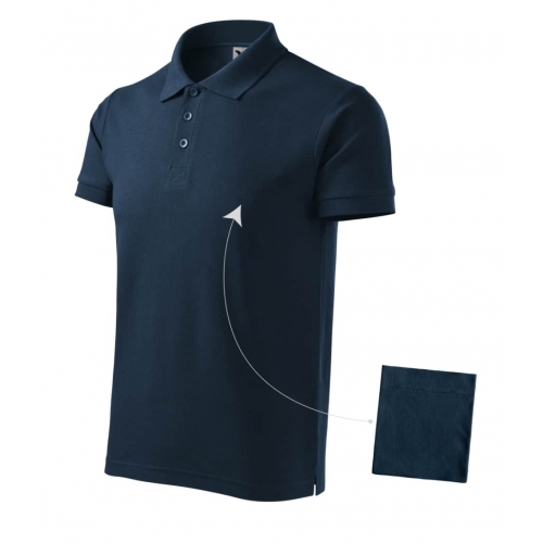 Polo Shirt men’s Cotton 212 navy blue
