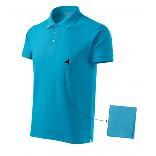 Polo Shirt men’s Cotton 212 blue atoll