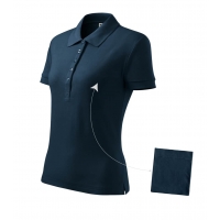 Polo Shirt women’s Cotton 213 navy blue
