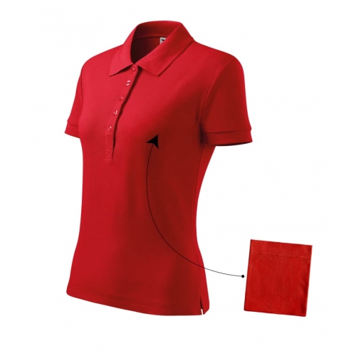 Polo Shirt women’s Cotton 213 red