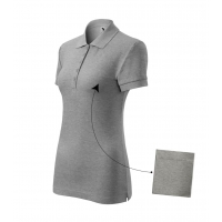 Polo Shirt women’s Cotton 213 dark gray melange