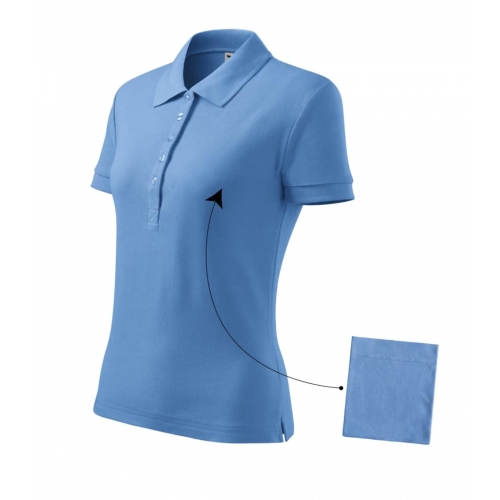 Polo Shirt women’s Cotton 213 sky blue