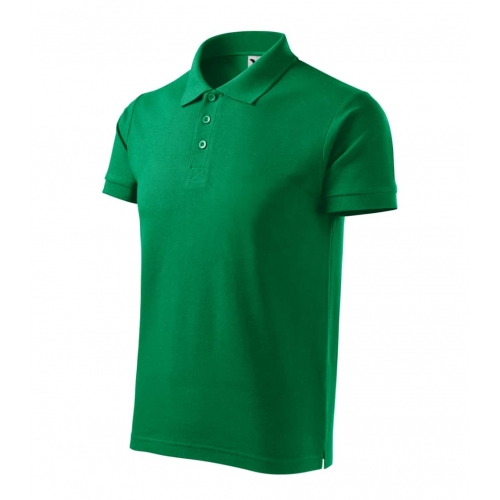 Polo Shirt men’s Cotton Heavy 215 kelly green