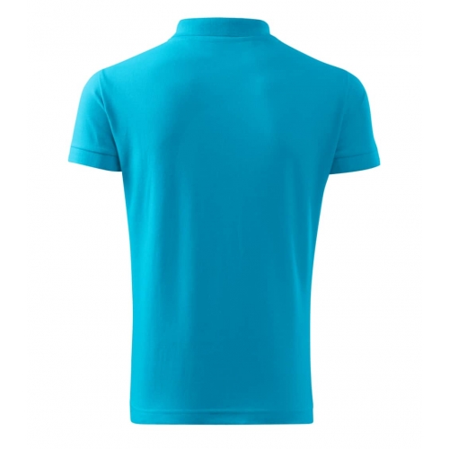Polo Shirt men’s Cotton Heavy 215 blue atoll