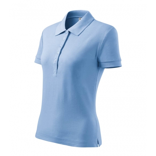 Polo Shirt women’s Cotton Heavy 216 sky blue