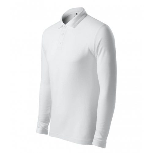 Polo Shirt men’s Pique Polo LS 221 white