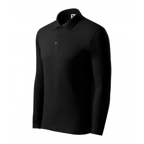 Polo Shirt men’s Pique Polo LS 221 black