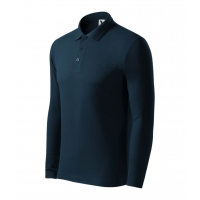 Polo Shirt men’s Pique Polo LS 221 navy blue