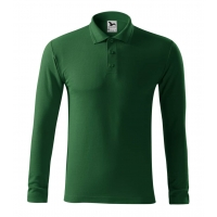 Polo Shirt men’s Pique Polo LS 221 bottle green