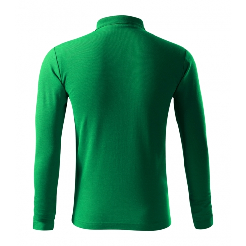 Polo Shirt men’s Pique Polo LS 221 kelly green